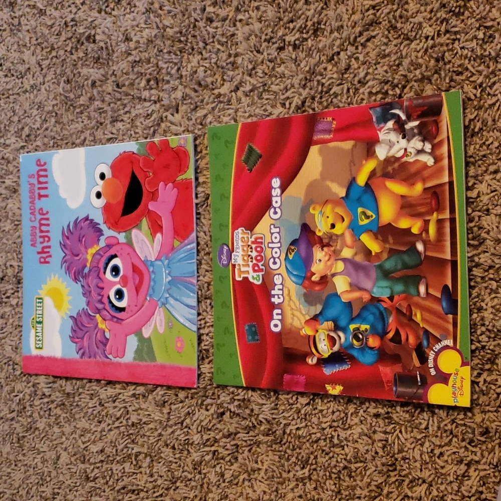Sesame Street & Tigger/Pooh books